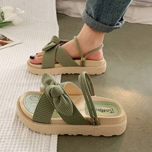 Load image into Gallery viewer, Women's Two-Wear Flat Platform Sandals | EVA Slip-On Open-Toe Sandals