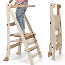 Load image into Gallery viewer, Adjustable Montessori Tower - Kids Step Stool