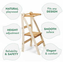 Load image into Gallery viewer, Adjustable Montessori Tower - Kids Step Stool