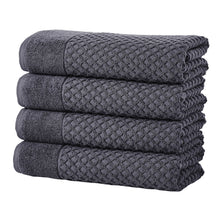 Load image into Gallery viewer, Cotton Diamond Waffle Weave Bath Towel Set - Grayson Collection