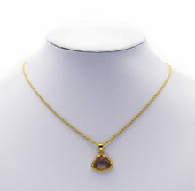Load image into Gallery viewer, Gemstone Fan shape Charm, Sku#LY10