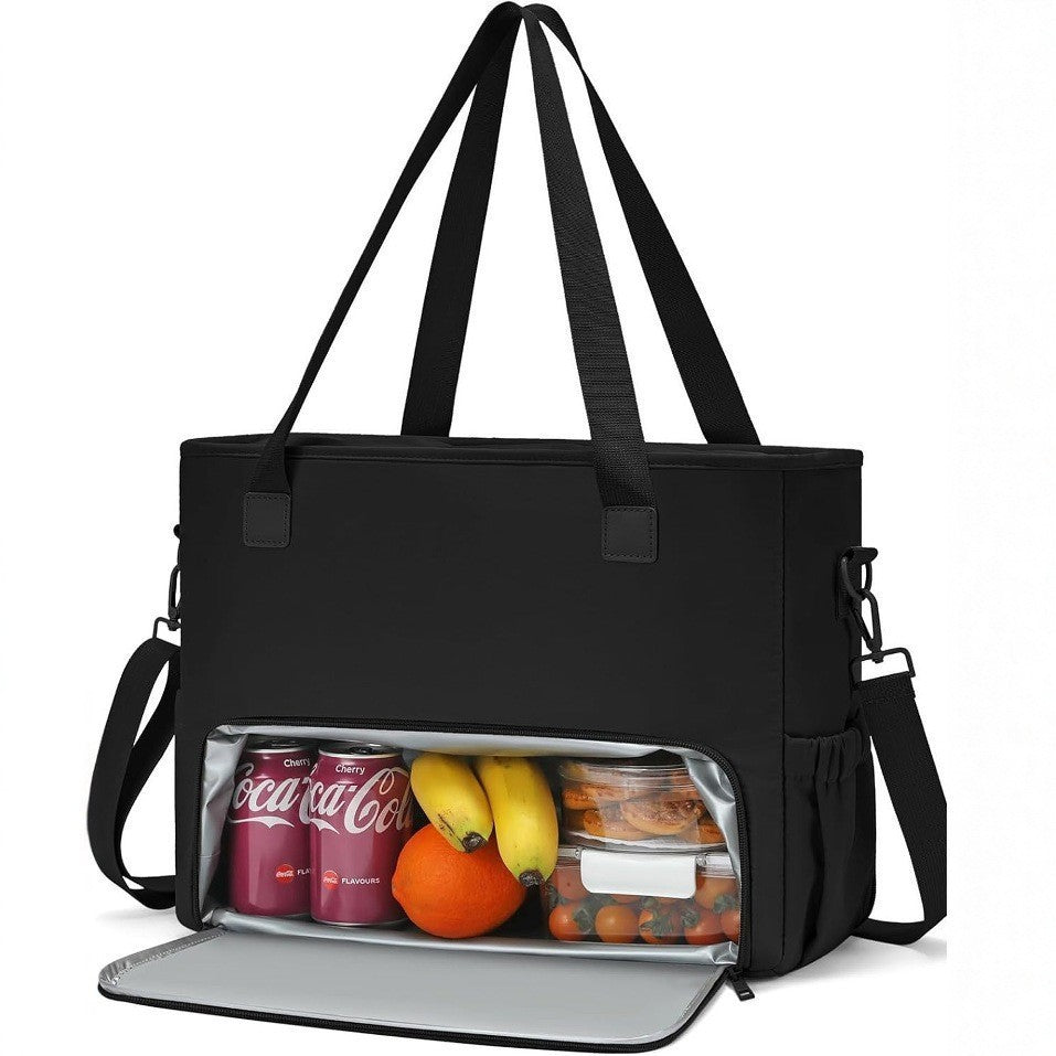 Women's Insulated Thermal Tote Bag | Aluminum Foil Lunch Bag for Camping, Work & Travel