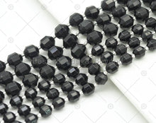 Load image into Gallery viewer, Black Onyx Double Point Beads, Sku#U1310
