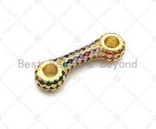 Load image into Gallery viewer, CZ Micro Pave Bracelet Bar Connector, LK227