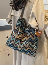 Load image into Gallery viewer, Women's Embroidered Canvas Crossbody Bag – Ethnic Boho Shoulder Bag with Pendant Option