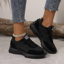 Load image into Gallery viewer, Women's Versatile Lightweight Mesh Sneakers – Breathable Flat Sole Cross-Tie Casual Shoes