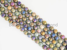 Load image into Gallery viewer, Mystic Plated Faceted Indian Agate Beads, SKU#U426