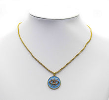 Load image into Gallery viewer, Gold Silver Rope chain Necklace, sku#B204