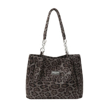 Load image into Gallery viewer, Leopard Print Tote Bag For Women – PU Leather Shoulder Bag | Trendy 2025 Style