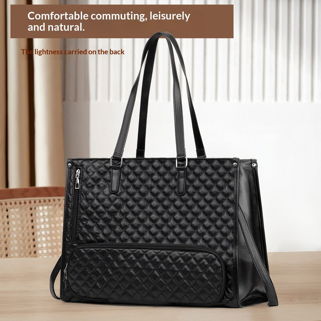 Large Insulated Tote Bag & Crossbody Combo – Women's Lightweight Everyday Carry Bag