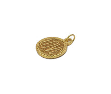 Load image into Gallery viewer, Gold Love Word On Round Coin Charm, Sku#FH203
