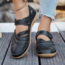 Load image into Gallery viewer, Women's Velcro Slip-On Sneakers | Casual Flat Walking Shoes | Comfortable Everyday Footwear