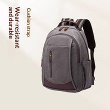 Load image into Gallery viewer, Men's Large Capacity Canvas Backpack | Breathable Travel &amp; Everyday Bag