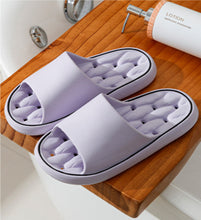 Load image into Gallery viewer, Unisex Non-Slip EVA Bathroom Slippers | Waterproof Hollow Thick Sole House Shoes