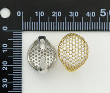 Load image into Gallery viewer, CZ Oval Adjustable Ring, Sku#B188