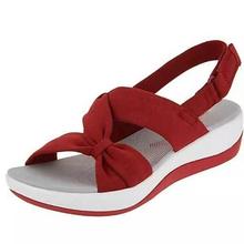 Women's Platform Roman Sandals | Sponge Cake Sole | Fish Mouth Open Toe | Velcro Strap