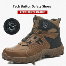 Load image into Gallery viewer, Men's Steel Toe Safety Work Boots