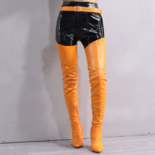 Load image into Gallery viewer, Women's Over-the-Knee Chunky Heel Boots | Belt Buckle Side Zipper | 8+ Colors
