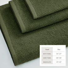 Load image into Gallery viewer, Cotton Textured Bath Towel Set - Acacia Collection