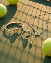 Load image into Gallery viewer, Tennis Racket 'You Are Serving' Wrap Ring