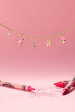 Load image into Gallery viewer, Crayola Fan Favorites Tickle Me Pink Charm Bracelet