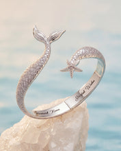 Load image into Gallery viewer, Salt + Sea 'Mermaid Kisses, Starfish Wishes' Cuff