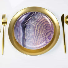 Load image into Gallery viewer, Amethyst Agate Plate-Set of 4