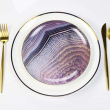 Load image into Gallery viewer, Narrow Gold Rim Dinner Plate-Set of 4