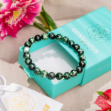 Load image into Gallery viewer, Angel Energy – Rare Seraphinite Bracelet of Transformation