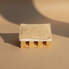 Load image into Gallery viewer, Angled Bamboo Soap Dish