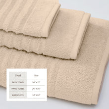 Load image into Gallery viewer, Luxury Combed Cotton Bath Towel Set - Karina Collection