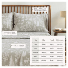 Load image into Gallery viewer, Turkish Cotton Flannel Sheet - Lakeview Collection