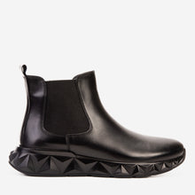 Load image into Gallery viewer, The Apex Black Leather Men Chelsea Boot