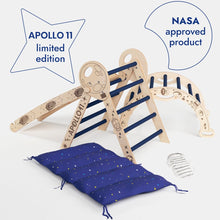 Load image into Gallery viewer, Apollo 4in1 Climbing Set:  Pikler Triangle, Arch, Slide Board, and Cushion for Little Toddlers Astronauts (1–3 Years)