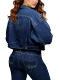 Denim Chain Link Jacket