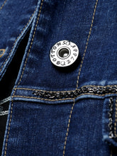 Load image into Gallery viewer, Denim Chain Link Jacket