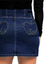 Load image into Gallery viewer, Apple Mini Skirt - Dark Wash