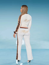 Load image into Gallery viewer, Low-Rise Velour Pants - Ivory