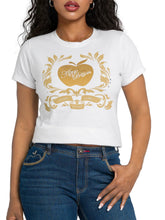 Load image into Gallery viewer, Golden Crest Tee - White