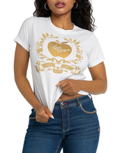 Load image into Gallery viewer, Golden Crest Tee - White