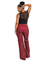 Load image into Gallery viewer, Wide-Leg Jean - Red Delicious
