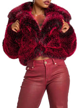 Load image into Gallery viewer, Y2K Fur Jacket - Red Delicious