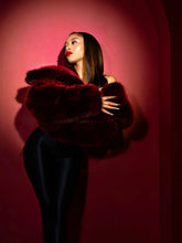 Load image into Gallery viewer, Y2K Fur Jacket - Red Delicious