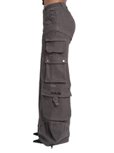 Load image into Gallery viewer, Low-Rise Twill Cargo Pant