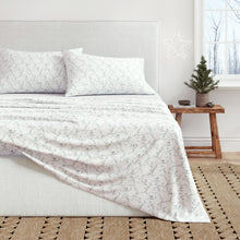Load image into Gallery viewer, Turkish Cotton Flannel Sheet Set - Winter Floral Collection