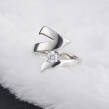 Load image into Gallery viewer, Artisan Asymmetric Diamond Ring Edgy Glamour for Standout Moments (MAC282)