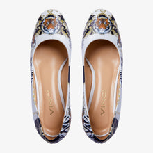 Load image into Gallery viewer, The Perugia White Leather Lower Heel Pump Women Shoe