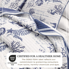 Load image into Gallery viewer, Coastal Printed Cotton Quilt Set - Calypso Collection