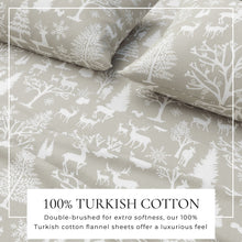 Load image into Gallery viewer, Turkish Cotton Flannel Sheet - Lakeview Collection