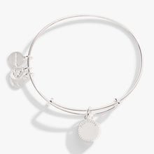 Load image into Gallery viewer, August Birthstone Charm Bangle, Peridot